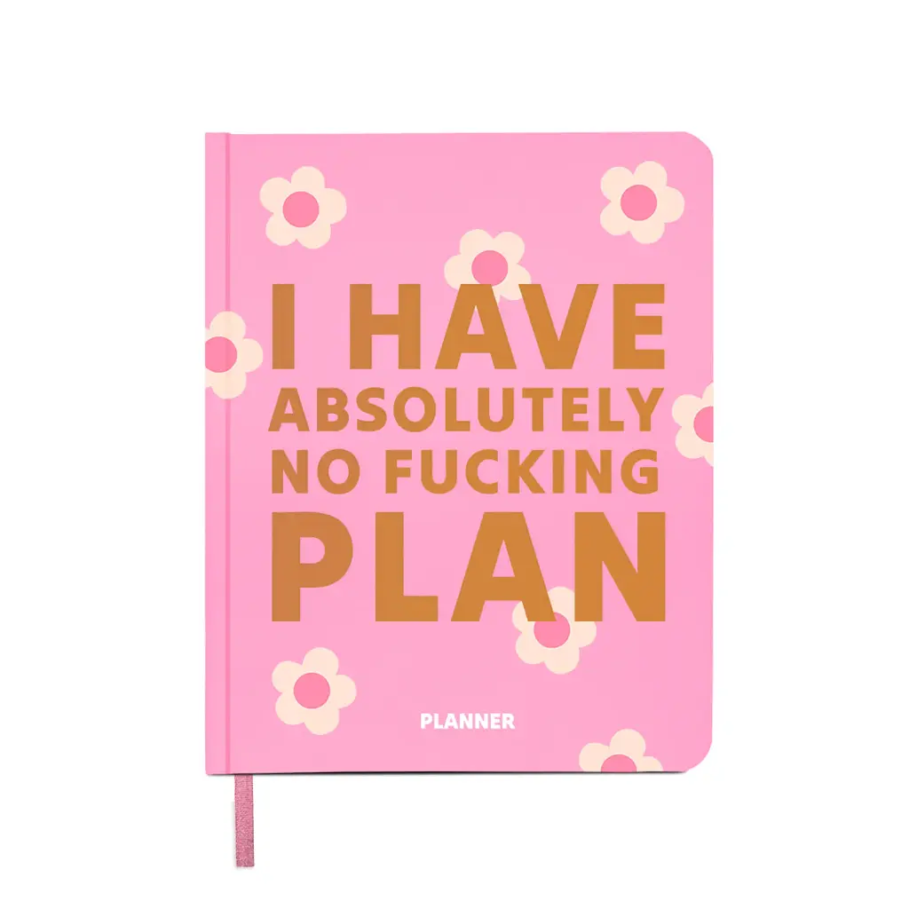 Планер «I HAVE ABSOLUTELY NO PLAN» рожевий