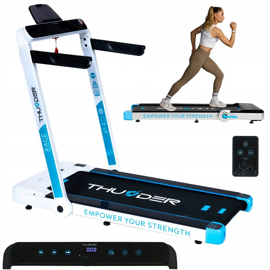 Беговая дорожка THUNDER Race White - фото 5