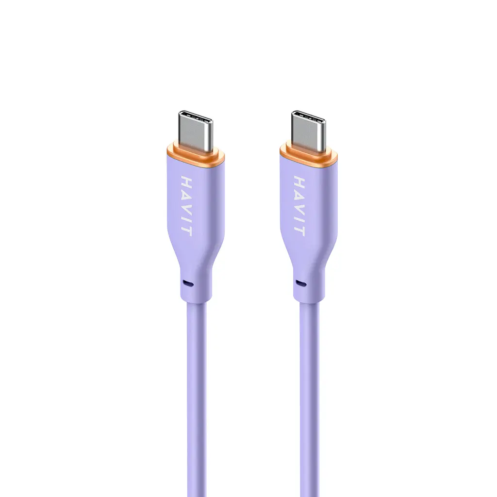 Кабель Type-C to Type-C HAVIT HV-CB603 PD60W 3A 1.2м (гіпереластичний) HAVIT (27824-000)