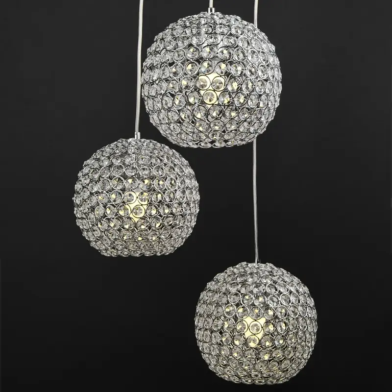 Люстра Brille молекула подвесная E27 60W CH (BR-01367S/3) - фото 4