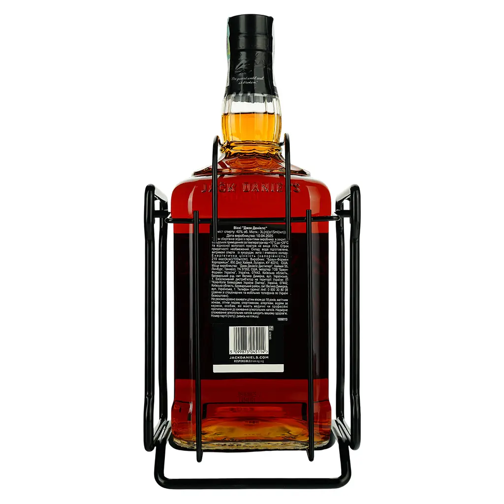 Уцінка. Віскі Jack Daniel's Tennessee Old No.7, 40%, 3 л  - фото 6