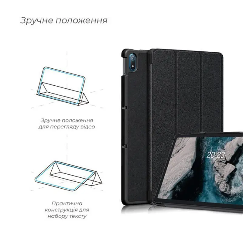 Чохол-книжка BeCover Smart для Nokia T20 10.4 Пурпуровий (708044) - фото 4