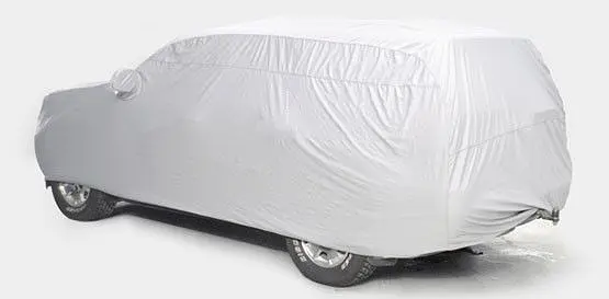 Тент автомобільний для джипа / мінівена Eegant PEVA / L 480x195x155 см / кишені під дзеркала, замок (100262) - фото 2
