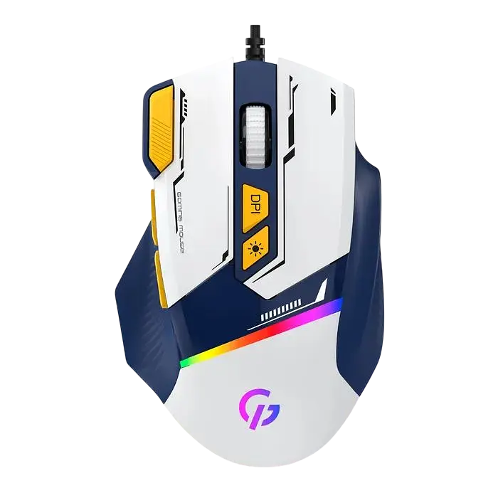 Миша GamePro GM300 RGB Blue-White (GM300BL) - фото 3