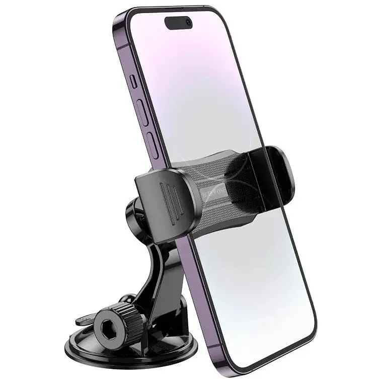 Автодержатель Borofone BH89 Enlighten clip (Conse console) черный - фото 6