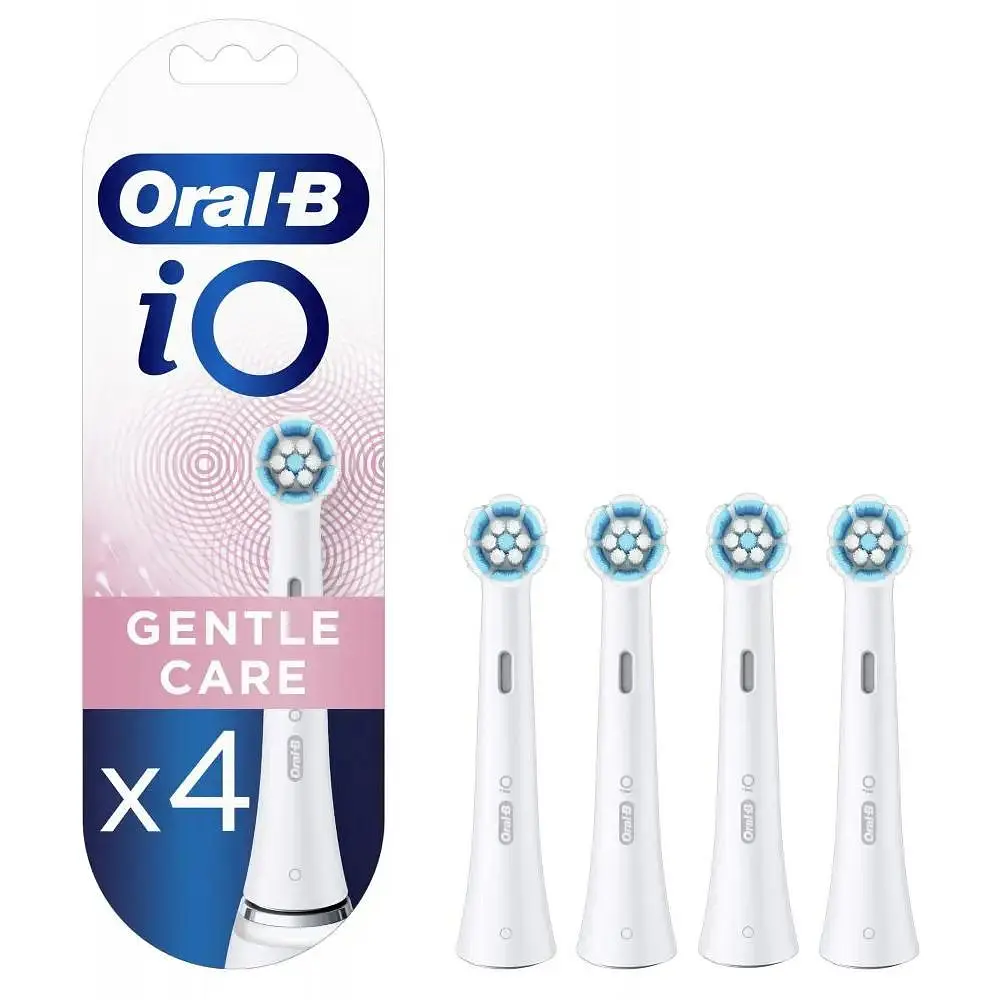Змінні зубні насадки для електричної зубної щітки Oral-B iO Gentle Care White білі 4шт - фото 6