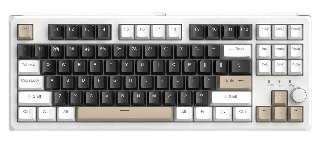 Клавіатура MageGee SKY 87 RGB Blue Whale Switch Wireless (6971969728493-UA) Mocha Brown (G-000003957) - фото 3