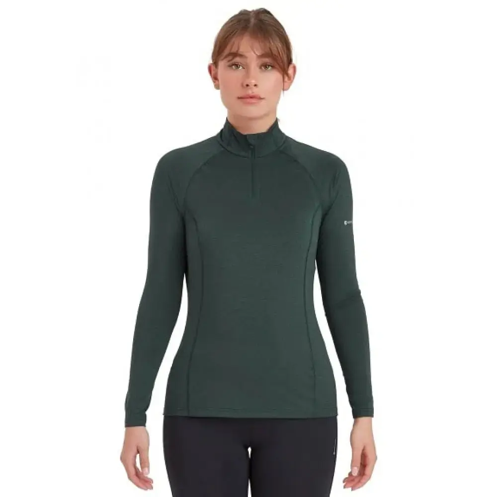 Термокофта Montane Female Dart XT Zip Neck Deep Forest M (1004-FDXZNDFOM16) - фото 2