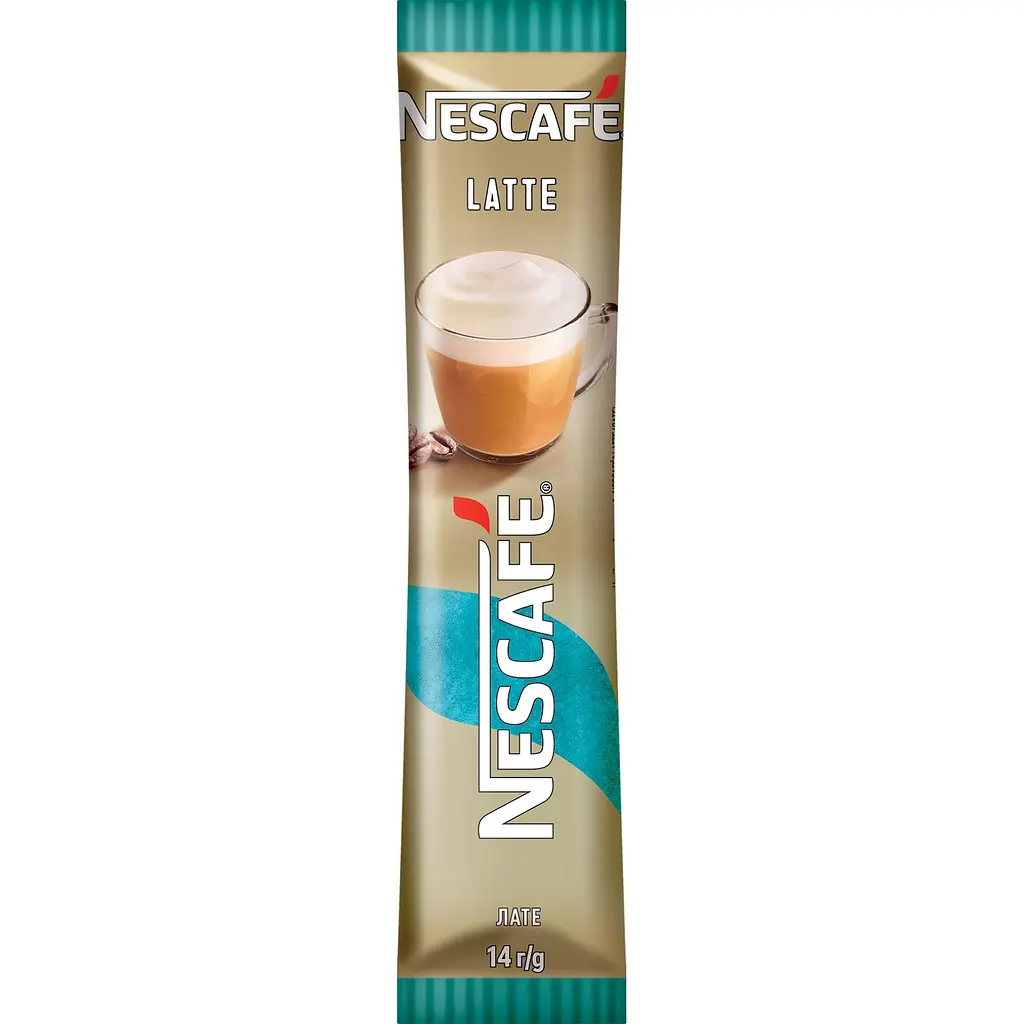 Набор: Кофейный напиток Nescafe Latte растворимый сток 14 г x 20 шт. - фото 2