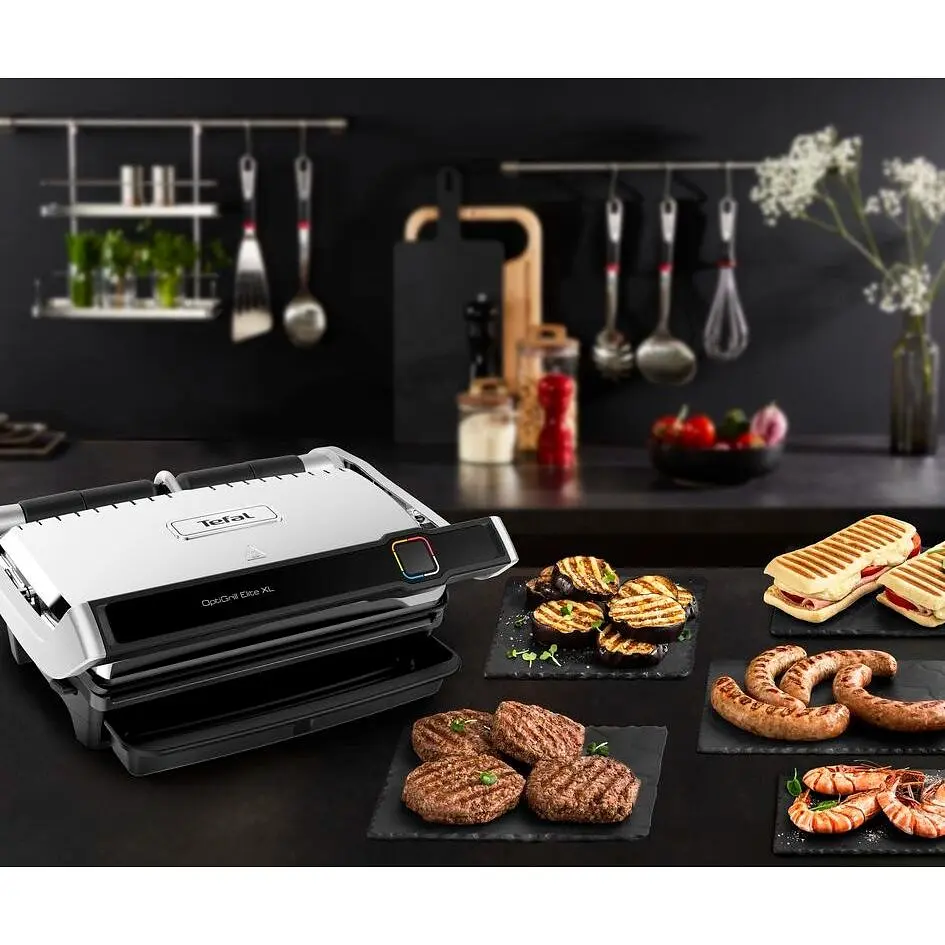 Гриль Tefal OptiGrill Elite XL GC760D30 (7211004078) - фото 11