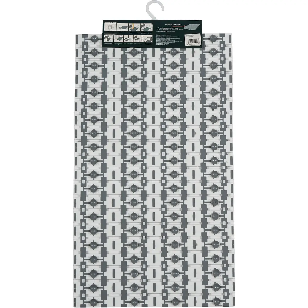 Килимок у ванну кімнату Eco Fabric смужка 69х40 см сірий (6940-001) - фото 4