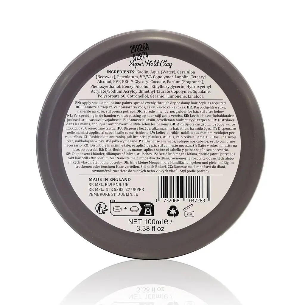 Глина Dapper Dan Ultra Matte сильної фіксації 100 мл - фото 3