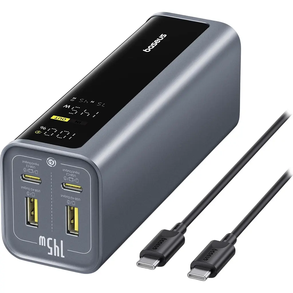 Внешний аккумулятор Baseus EnerGeek GP12 20800mAh 145W Black (P10082109813-00) [152269] - фото 4