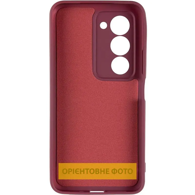 Чохол TPU GETMAN Liquid Silk Full Camera для Xiaomi Redmi 15 4G (Global) / 5G Бордовий / Marsala - фото 3