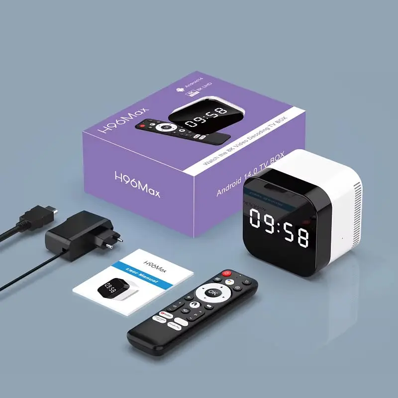 Смарт ТВ приставка H96 Max H728 4/128 Гб Smart TV Box Android TV 14 - фото 3