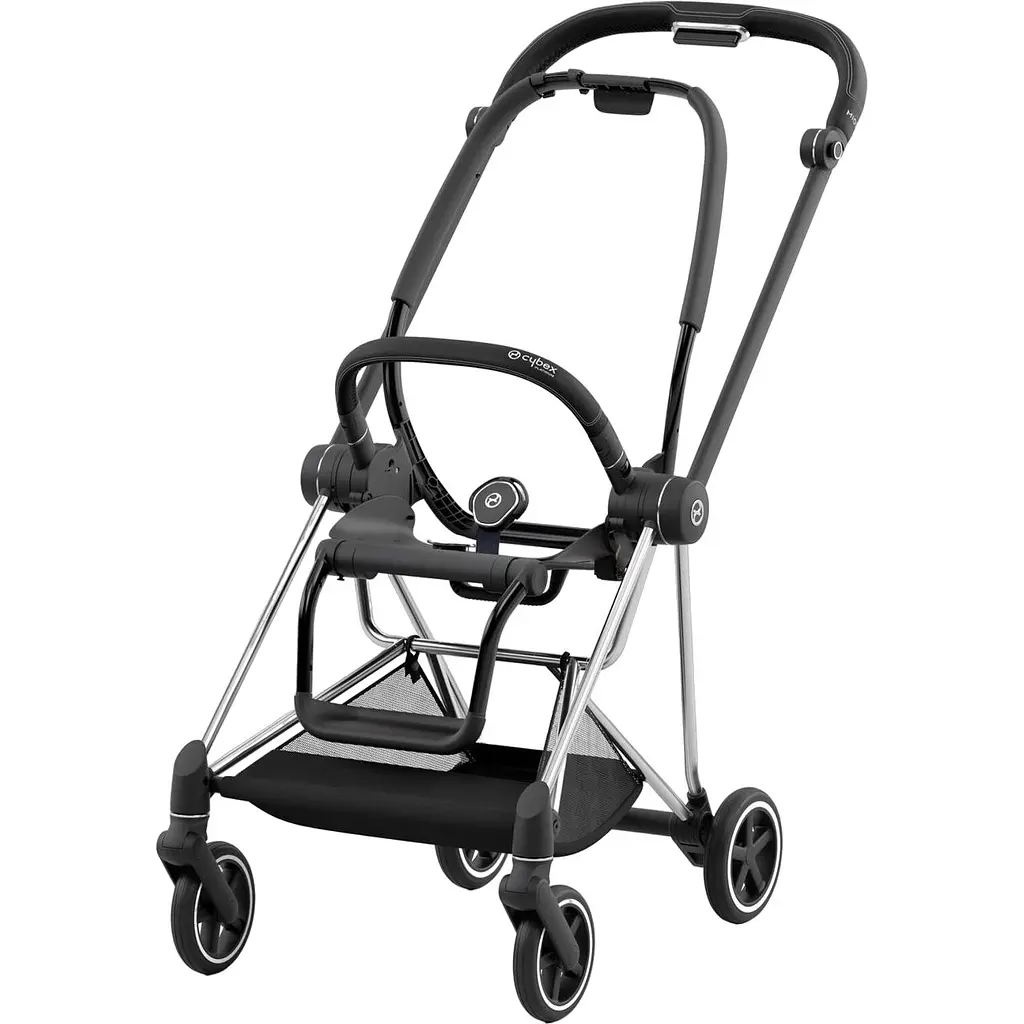 Люлька Cybex Mios Lux R Spring blossom light + Комплект текстилю Cybex Mios Spring blossom light + Шасі для коляски Cybex Mios LS RBA Chrome Black - фото 8