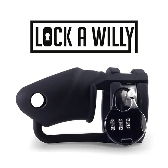Пояс вірності для чоловіків Lock-a-Willy (чорний)