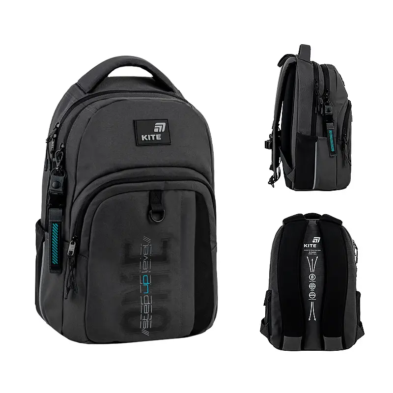 Рюкзак Kite Education teens 2578M Step Up Темно-сірий (K26-2578M-3) - фото 2