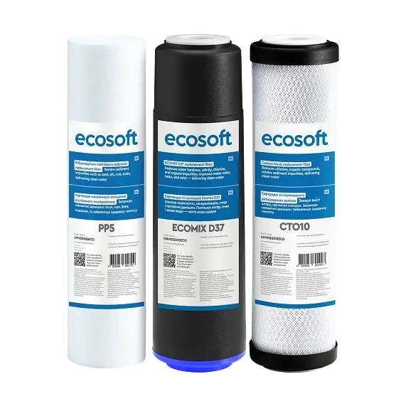 Комплект картриджів Ecosoft для потрійних фільтрів ( CMV3ECO) - фото 2