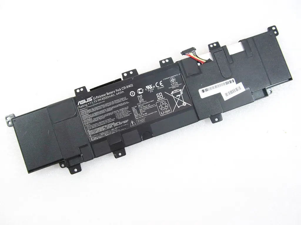 Акумулятор для ноутбука Asus X402 C31-X402, 4000 mAh (44Wh), 4cell, 11.1V, Li-Pol, чорний - фото 2