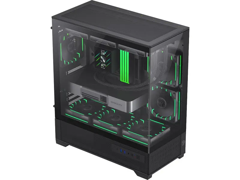 Корпус Gamemax VISTA 2 AB Black - фото 2