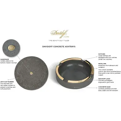 Попільничка Davidoff Concrete Large White - фото 3