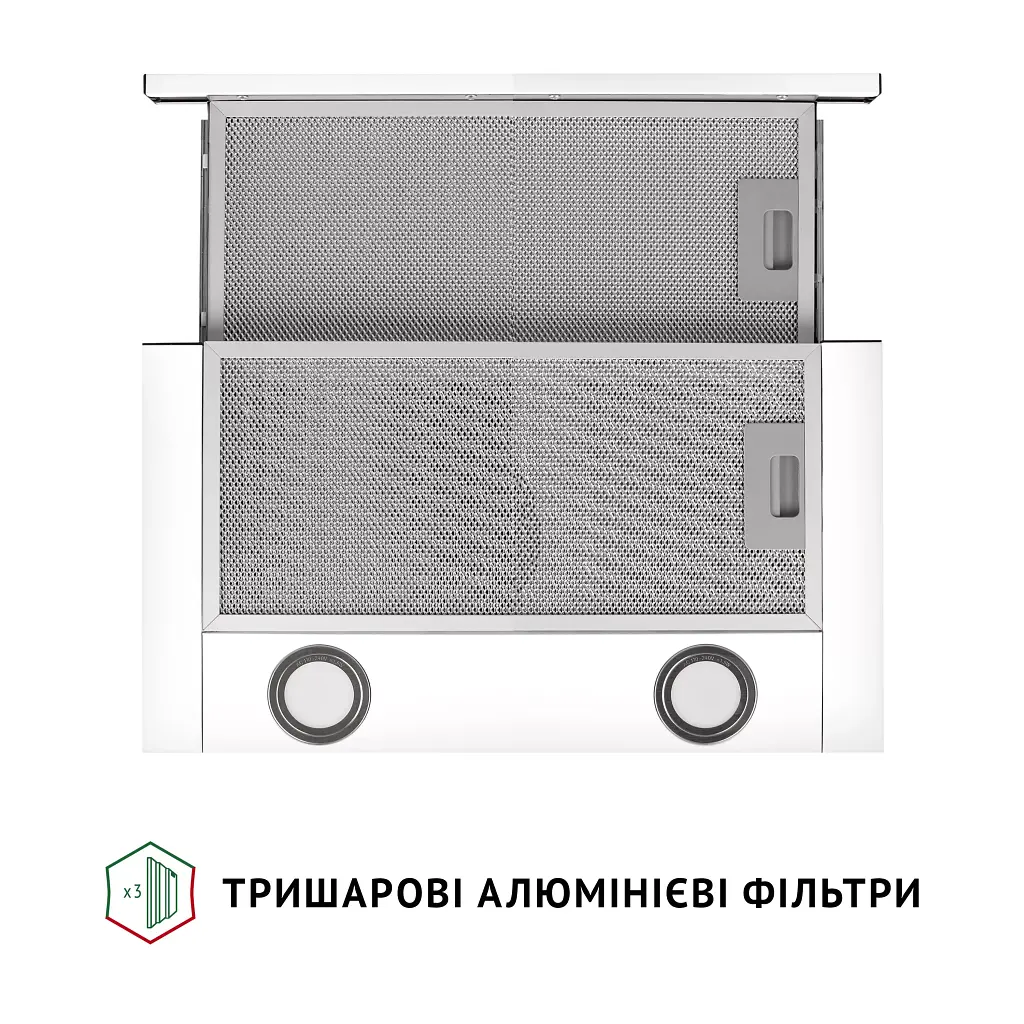 Витяжка телескопічна Perfelli TL 502 WH LED - фото 7