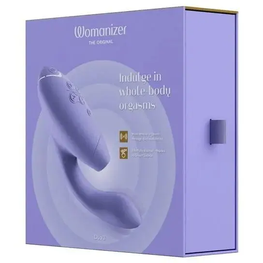 Вакуумный клиторальный стимулятор Womanizer Duo 2 Lilac - фото 9