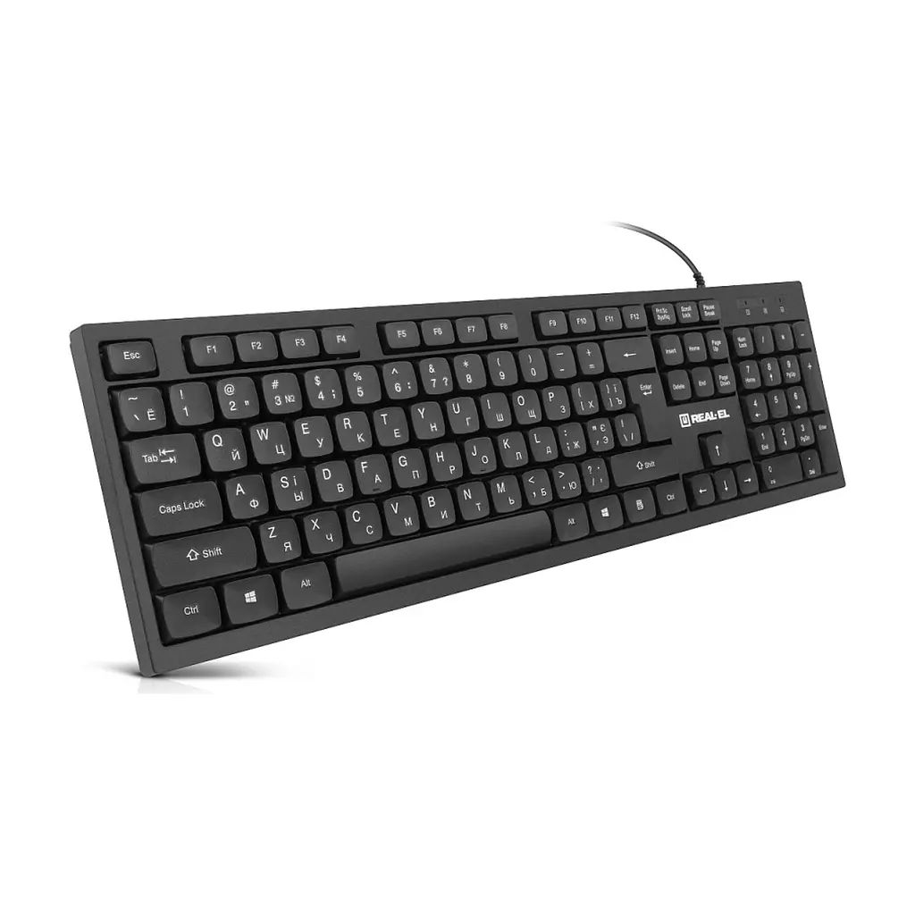 Клавіатура REAL-EL RK-510 USB Black (EL123100053) - фото 2