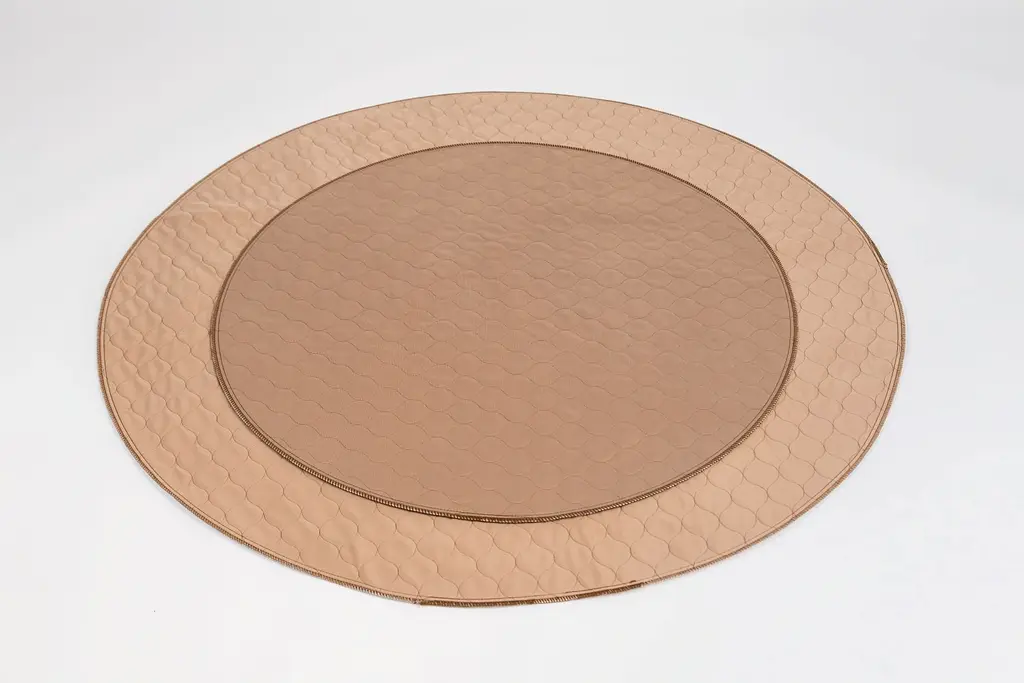Водонепроникна кругла пелюшка EZwhelp Brown Laminated Underpad 150х150 см - фото 2