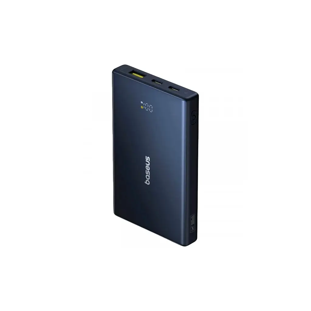 Батарея універсальна Baseus 10000mAh PicoGo 20W PD, QC, USB-A, 2*USB-C, Black (P10076801123-00) - фото 3