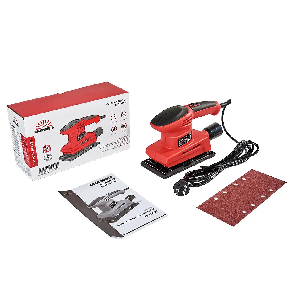 Шліфувальна машина вібраційна Vitals Es 1512TM (993081) - фото 2