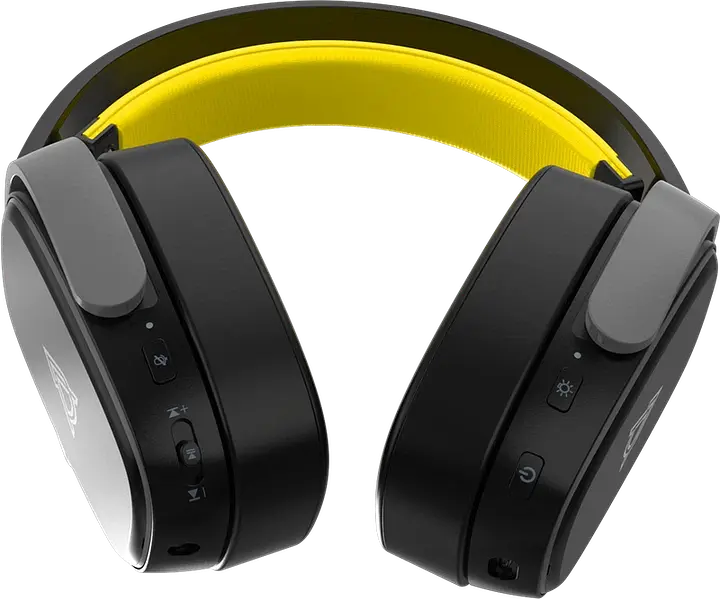 Навушники Ajazz AHM09 MAX Black Gray Yellow (AHM09-MAX-BGY) - фото 3