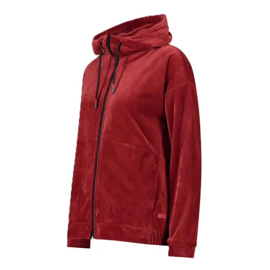Кофта CMP W Jacket Fix Hood Bordeaux Red XS (1097-32M2446-C905 36) - фото 2