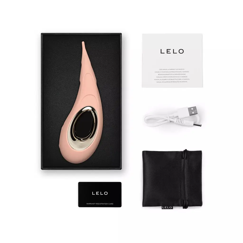Кліторальний вібратор LELO DOT Cruise Peach Please, точкова стимуляція, технологія Infinite Loop - фото 6