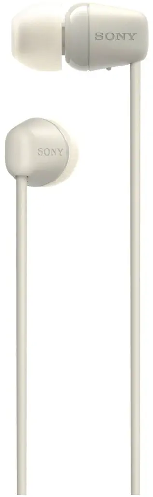 Навушники бездротові Sony WI-C100 Beige BT 5.0, IPX4, SBC, AAC, Wireless, Mic - фото 2