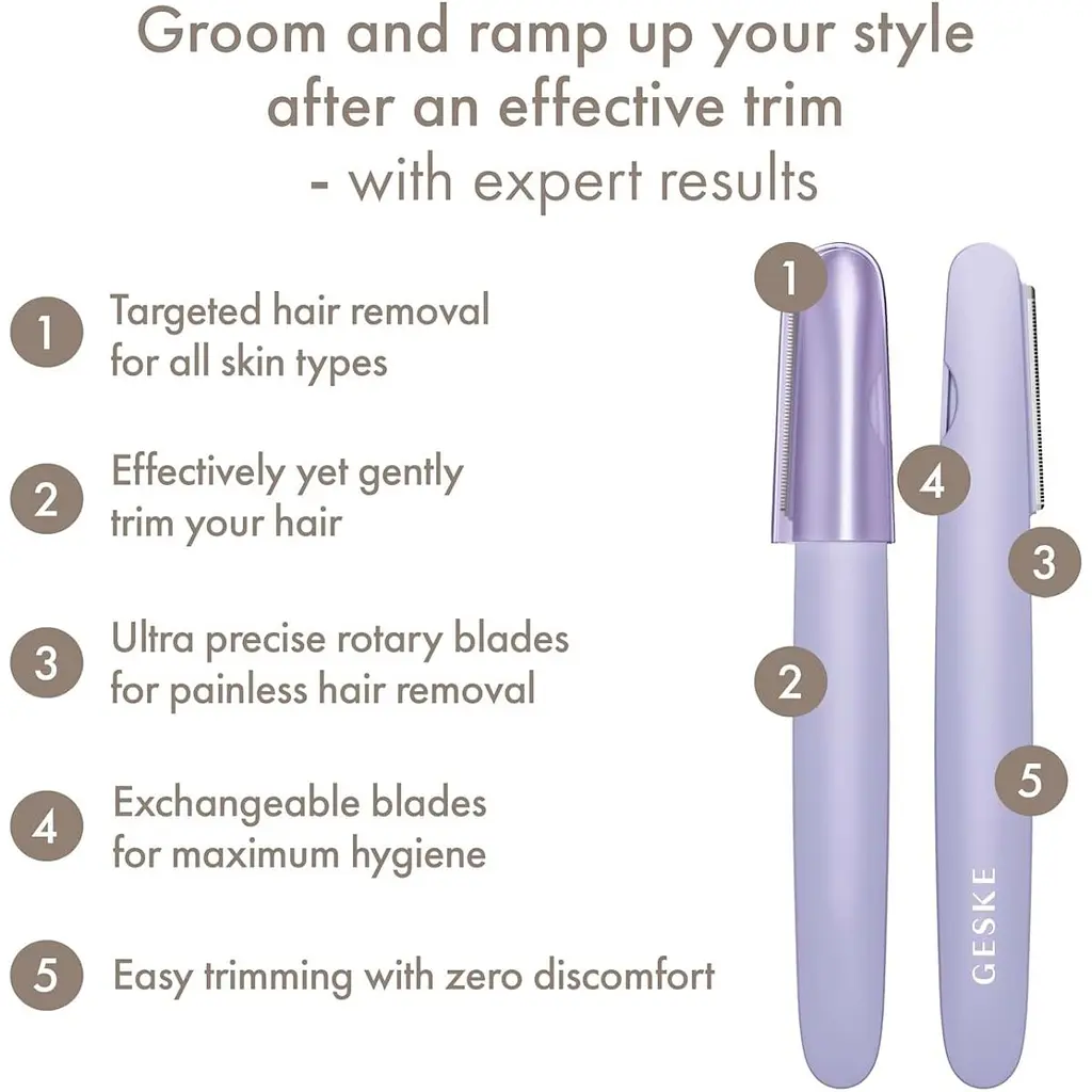 Тример для тіла GESKE Precision Trimmer 4in1 Purple (HB0455) [132066] - фото 8
