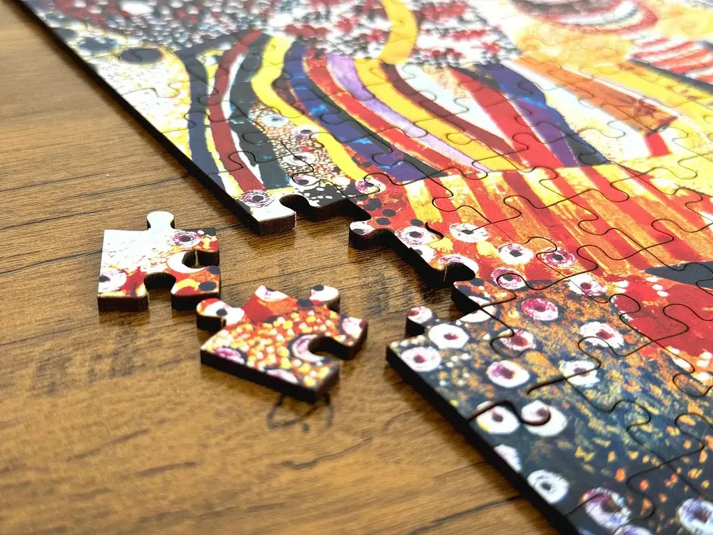 Пазл дерев`яний UkrainianPuzzles А ми ж тую червону калину, тай підіймемо. Портрет Алли Горської - фото 6