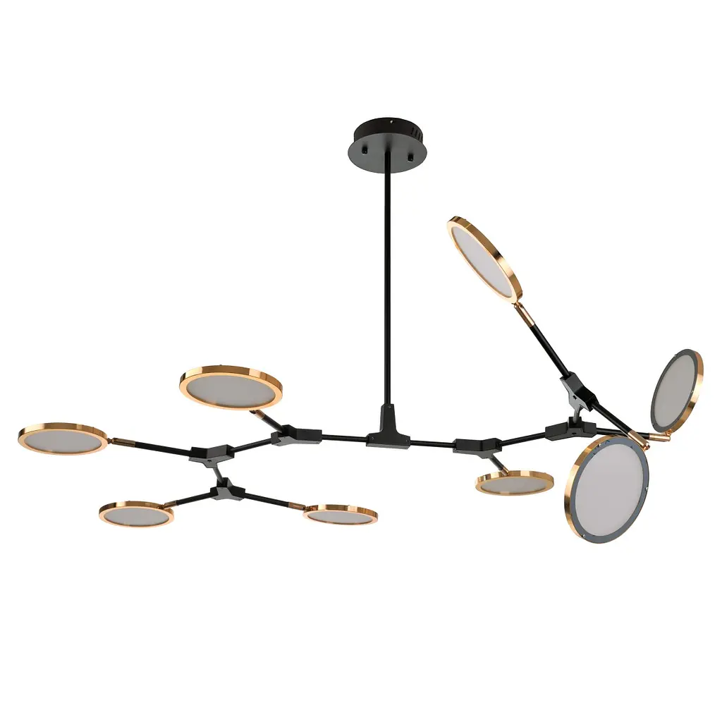 Світильник стельовий Brille підвісний лофт світлодіодний BL-891S/8 NW 87W G - фото 4