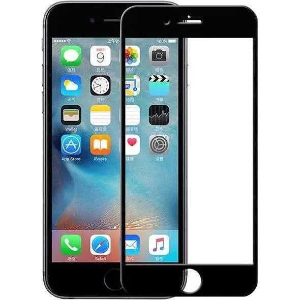 Защитное стекло Tempered Glass 9K Full Glue Apple iPhone 6/6s black - фото 2