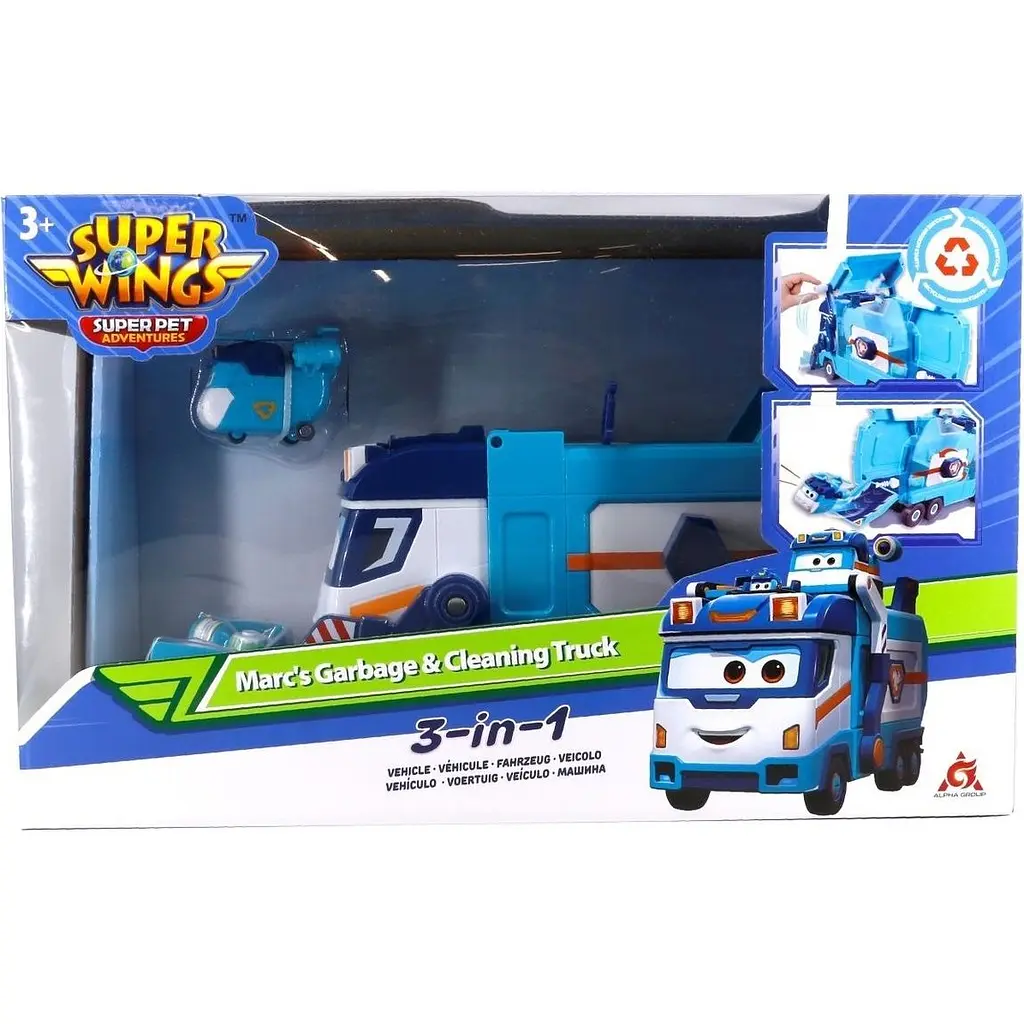 Ігровий набір Super Wings Вантажівка Марка для сміття та прибирання (EU770854) - фото 2