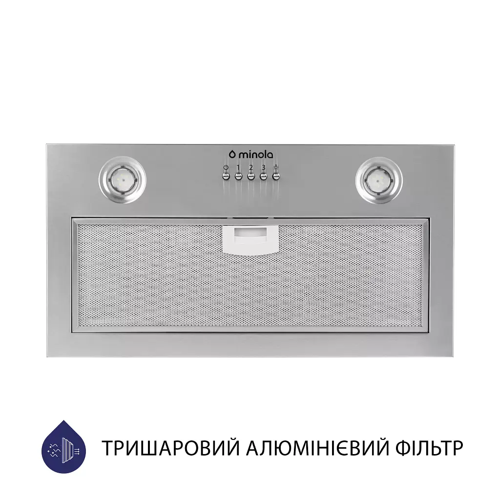 Витяжка повновбудована Minola HBI 5204 I 700 LED - фото 2