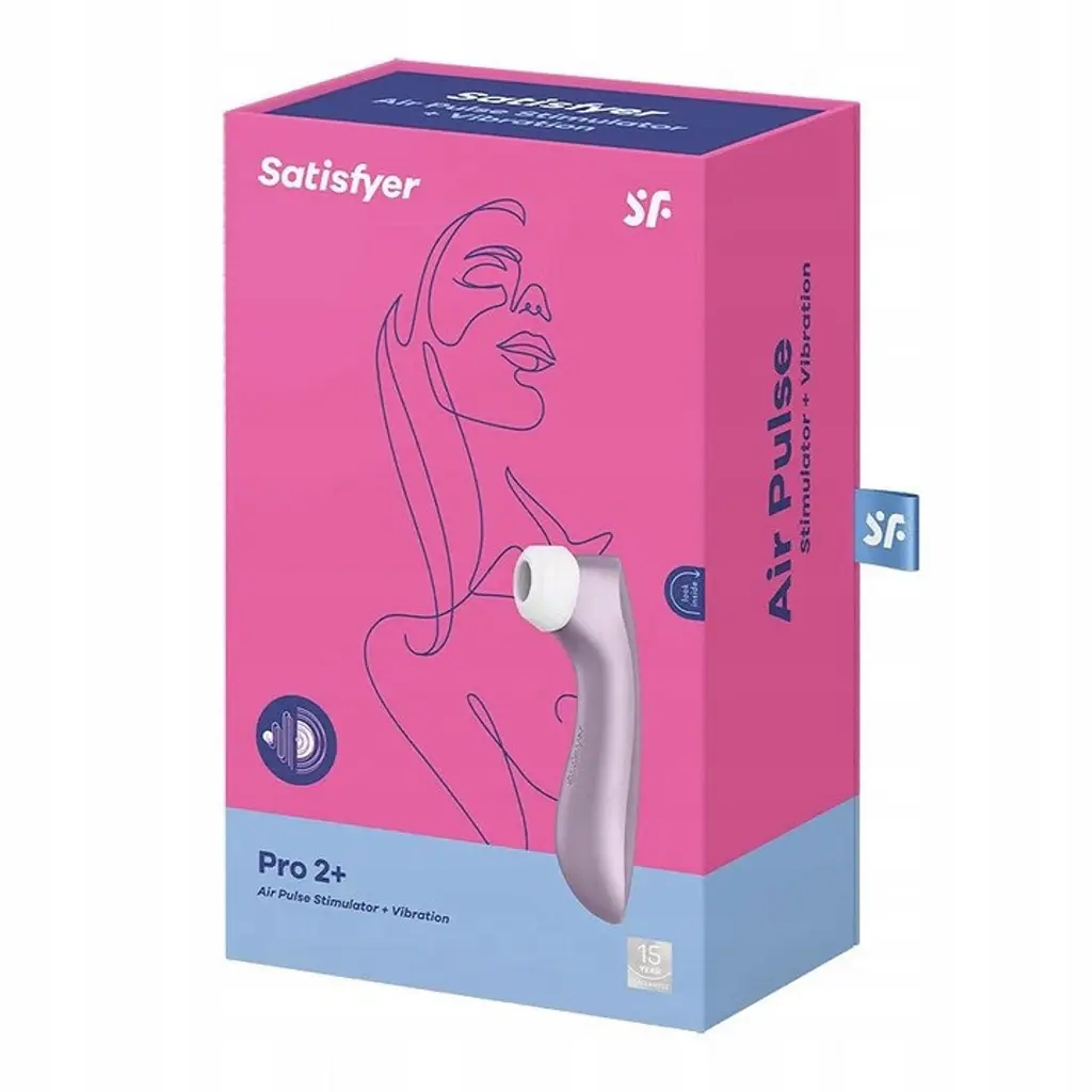 Вакуумний кліторальний стимулятор з вібрацією Satisfyer Pro 2+ (фіолетовий) - фото 9