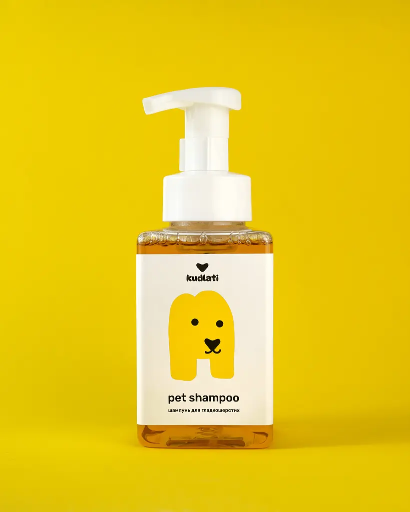 Шампунь-пінка Kudlati для гладкошерстих улюбленців 450 мл - фото 5