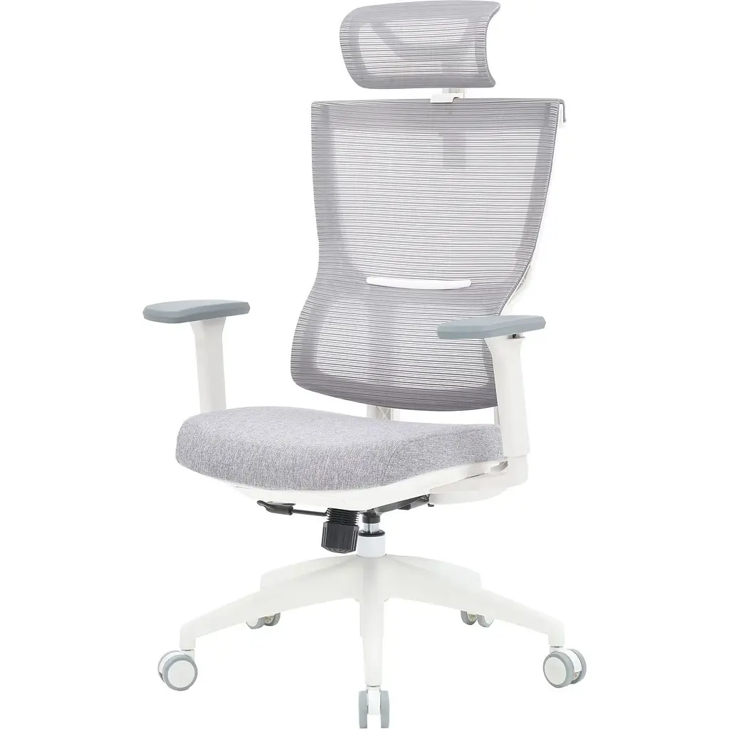 Офисное кресло OfficePro Elegant OC600-W-LG-LG White/Light Gray [148651] - фото 2
