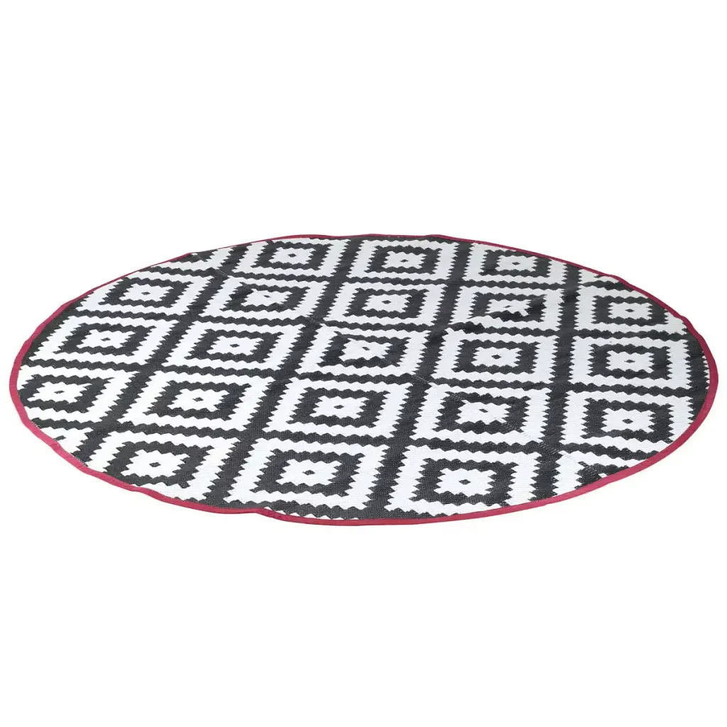 Килимок для пікніка Bo-Camp Falconwood Round Black/White (4271100) - фото 2
