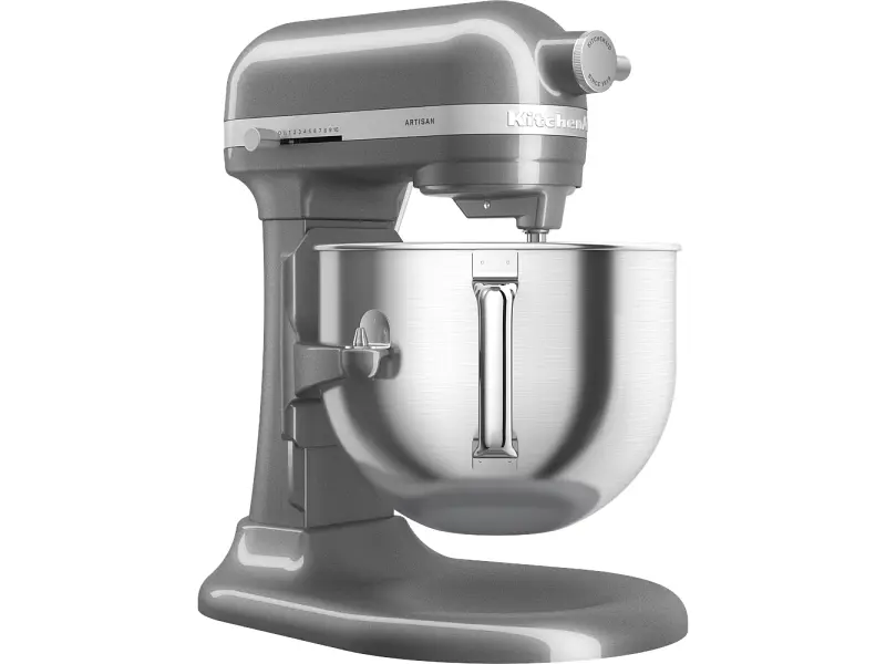 Кухонна машина KitchenAid Artisan 5KSM70SHXECU з підйомною чашею 6.6 л срібляста - фото 3