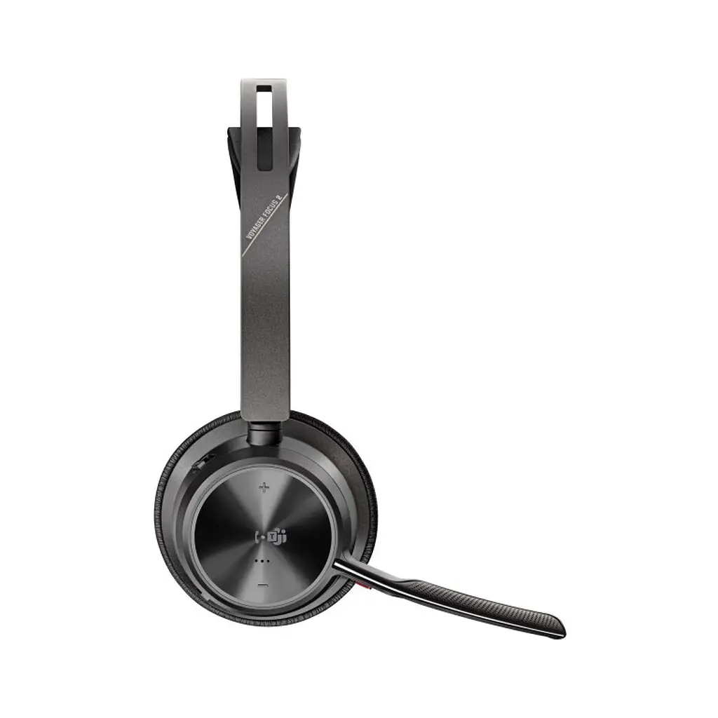 Навушники Poly Voyager Focus 2 MS Stereo USB-C + USB-C/A Adapter + Charging Stand Black (9T9J6AA) - фото 3