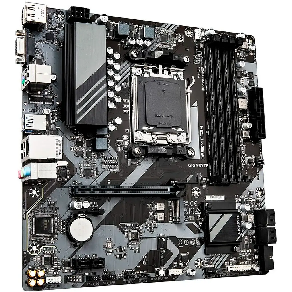 Материнська плата Gigabyte A620M DS3H [142015] - фото 2