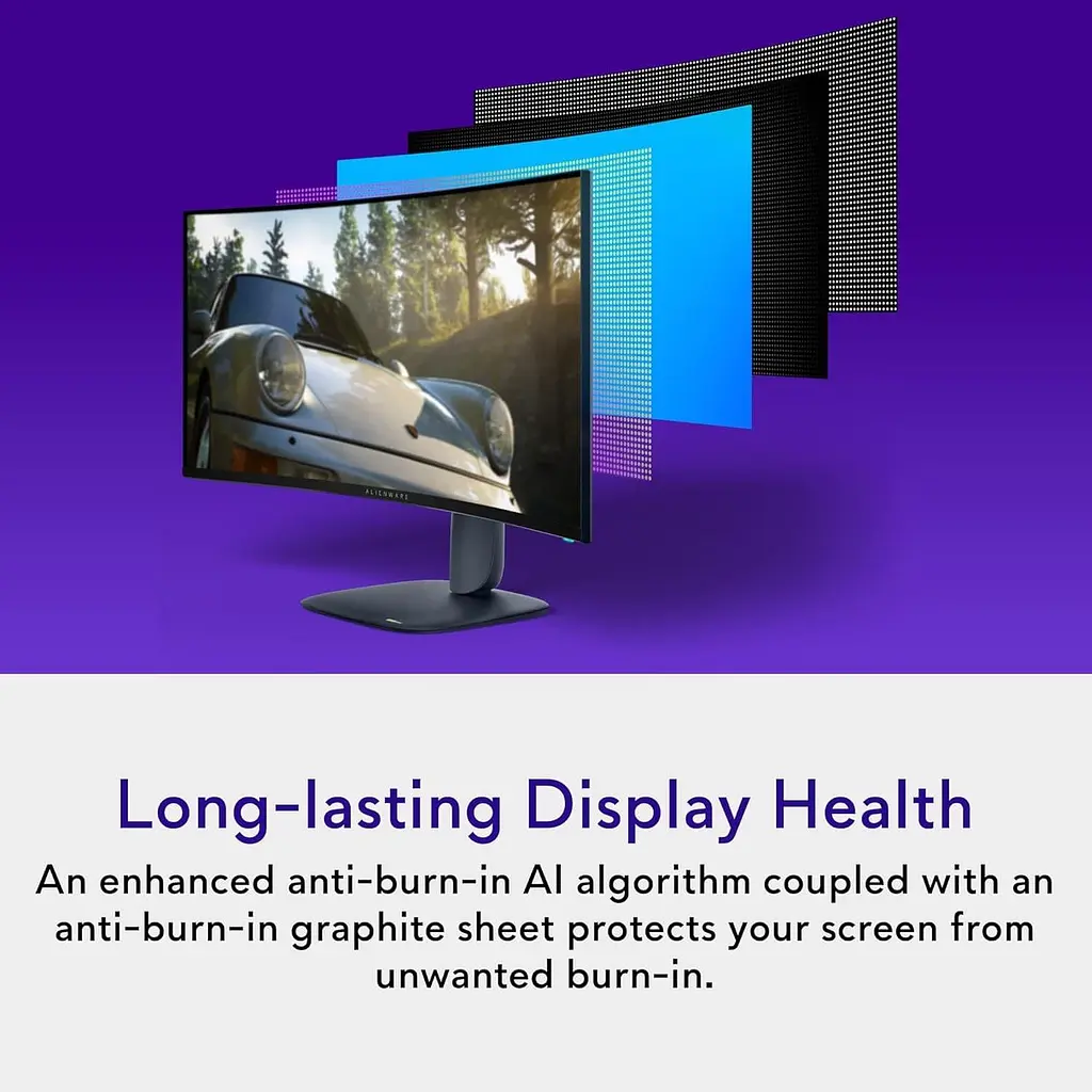 Монітор 34" Dell AW3425DW QD-OLED Curved UWQHD OLED 240Hz (210-BRTW) - фото 5